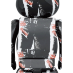 400% + 100% Figura Bearbrick Andy Warhol X The Rolling Stones - Sticky Fingers