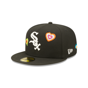 GORRA NEW ERA CAP CHICAGO WHITE SOX MLB CHAIN STITCH HEART 59FIFTY CERRADA en STOCK
