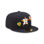 GORRA NEW ERA CAP HOUSTON ASTROS MLB CHAIN STITCH HEART 59FIFTY CERRADA en STOCK