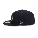 GORRA NEW ERA CAP SEATTLE MARINERS MLB GOLD LEAF 59FIFTY CERRADA en STOCK