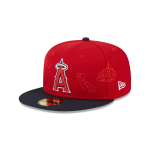 GORRA NEW ERA CAP LOS ANGELES ANGELS MLB MULTI LOGO 59FIFTY CERRADA en STOCK