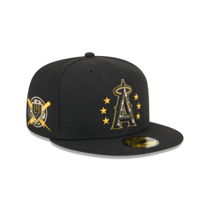 GORRA NEW ERA CAP LOS ANGELES ANGELS MLB ARMED FORCES DAY 2024 59FIFTY CERRADA en STOCK