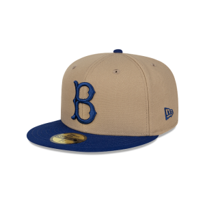 GORRA NEW ERA CAP BROOKLYN DODGERS MLB EVERGREEN 59FIFTY CERRADA en STOCK
