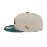 GORRA NEW ERA CAP ATLANTA BRAVES MLB TREE BARK FILL 59FIFTY CERRADA en STOCK