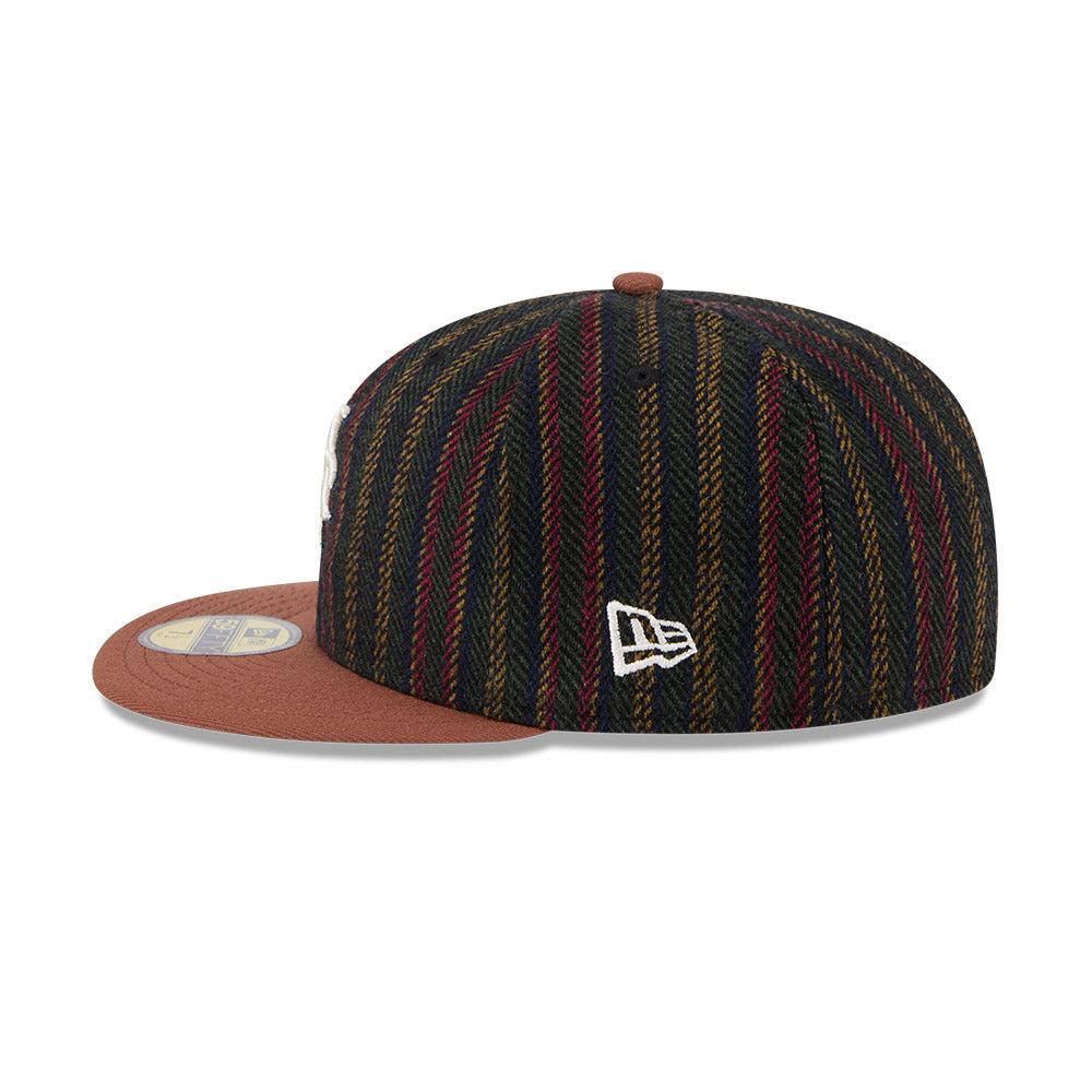 GORRA NEW ERA CAP NEW YORK METS MLB VINTAGE HERRINGBONE 59FIFTY CERRADA en STOCK
