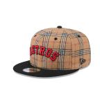 GORRA NEW ERA CAP HOUSTON ASTROS MLB TAN TARTAN 9FIFTY SNAPBACK en STOCK