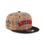 GORRA NEW ERA CAP HOUSTON ASTROS MLB TAN TARTAN 9FIFTY SNAPBACK en STOCK