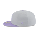 GORRA NEW ERA CAP MILWAUKEE BREWERS PURPLE LOGO MLB COLOR PACK 59FIFTY CERRADA en STOCK