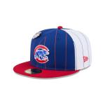 GORRA NEW ERA CAP CHICAGO CUBS MLB PINSTRIPE LEAGUE PIN 59FIFTY CERRADA en STOCK