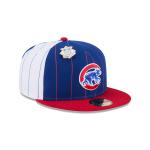 GORRA NEW ERA CAP CHICAGO CUBS MLB PINSTRIPE LEAGUE PIN 59FIFTY CERRADA en STOCK