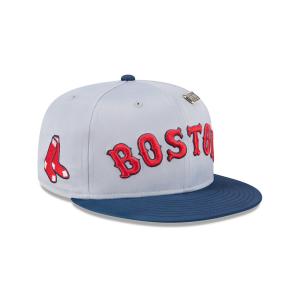 GORRA NEW ERA CAP BOSTON RED SOX MLB SATIN 59FIFTY CERRADA en STOCK