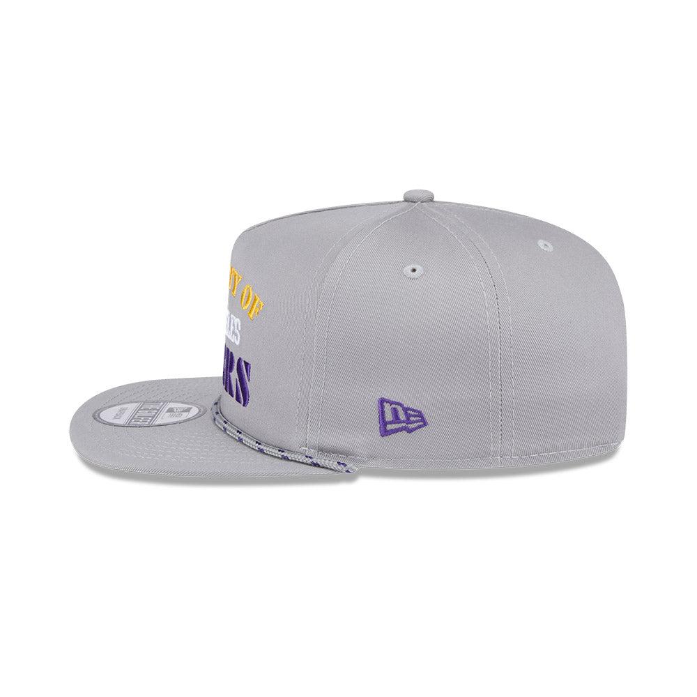 GORRA NEW ERA CAP LOS ANGELES LAKERS NBA VINTAGE GOLFER SNAPBACK en STOCK