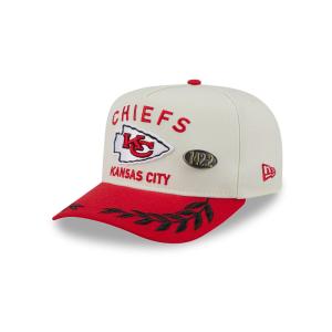 GORRA NEW ERA CAP KANSAS CITY CHIEFS NFL DRAFT 2025 59FIFTY AF CERRADA BLANCA en STOCK