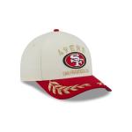 GORRA NEW ERA CAP SAN FRANCISCO 49ERS NFL DRAFT 2025 9FORTY M-CROWN AF SNAPBACK BLANCA en STOCK