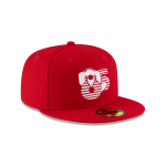 GORRA NEW ERA CAP DIABLOS ROJOS DEL M√©XICO AWAY LMB GAME CAP 100 ANIVERSARIO 59FIFTY CERRADA en STOCK
