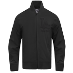 CHAMARRA ANGELES DODGERS NEUTRAL TWILL JACKET BLACK en STOCK