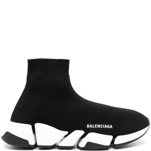 SNEAKERS TENIS BALENCIAGA SPEED TRAINER BLACK WHITE 2 5 en STOCK