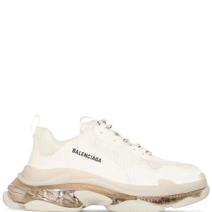 SNEAKERS TENIS BALENCIAGA TRIPLE S BROWN TRANSPARENT en STOCK