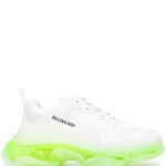 SNEAKERS TENIS BALENCIAGA TRIPLE S WHITE NEON TRANSPARENT en STOCK