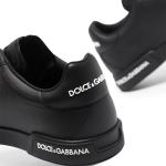 SNEAKERS TENIS DOLCE AND GABANNA PORTOFINO ALL BLACK en STOCK