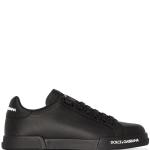 SNEAKERS TENIS DOLCE AND GABANNA PORTOFINO ALL BLACK en STOCK