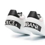 SNEAKERS TENIS DOLCE AND GABANNA PORTOFINO BLACK WHITE en STOCK