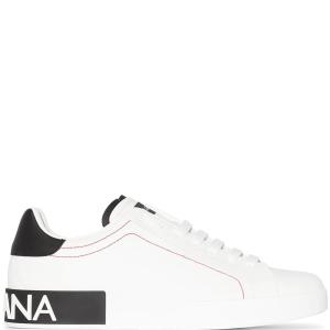 SNEAKERS TENIS DOLCE AND GABANNA PORTOFINO BLACK WHITE en STOCK