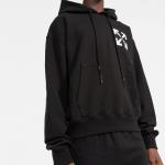 SUDADERA OFF WHITE HOODIE INTENSIVE BLACK