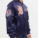 CHAMARRA OIT TIGERS CHEST HIT LOGO SATIN JACKET MIDNIGHT NAVY en STOCK