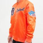 CHAMARRA OIT TIGERS CHEST HIT LOGO SATIN JACKET MIDNIGHT NAVY en STOCK