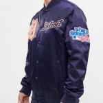 CHAMARRA OIT TIGERS CHEST HIT LOGO SATIN JACKET MIDNIGHT NAVY en STOCK