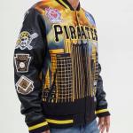 CHAMARRA SBURGH PIRATES REMIX VARSITY JKT BLACK YELLOW en STOCK