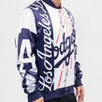 CHAMARRA ANGELES DODGERS MASH UP SATIN JACKET MIDNIGHT NAVY en STOCK