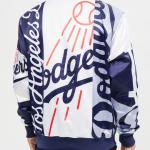 CHAMARRA ANGELES DODGERS MASH UP SATIN JACKET MIDNIGHT NAVY en STOCK