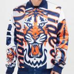 CHAMARRA OIT TIGERS MASH UP SATIN JACKET MIDNIGHT NAVY en STOCK