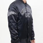 CHAMARRA YORK YANKEES MURDERERS ROW WORDMARK SATIN JACKET BLACK en STOCK