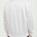 CHAMARRA AGO WHITE SOX WORDMARK SATIN JACKET SILVER en STOCK