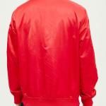 CHAMARRA ANGELES ANGELS WORDMARK SATIN JACKET RED en STOCK
