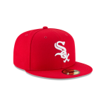 GORRA NEW ERA CAP CHICAGO WHITE SOX MLB CLASSICS 59FIFTY CERRADA ROJA en STOCK