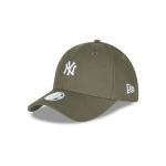 GORRA NEW ERA CAP NEW YORK YANKEES MLB WOMEN'S LEAGUE ESSENTIALS MINI LOGO 9FORTY STRAPBACK VERDE PARA MUJER en STOCK