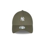 GORRA NEW ERA CAP NEW YORK YANKEES MLB WOMEN'S LEAGUE ESSENTIALS MINI LOGO 9FORTY STRAPBACK VERDE PARA MUJER en STOCK
