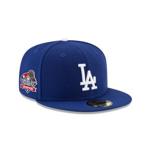 GORRA NEW ERA CAP LOS ANGELES DODGERS MLB WORLD SERIES CHAMPIONS 2024 59FIFTY CERRADA en STOCK