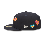 GORRA NEW ERA CAP HOUSTON ASTROS MLB CHAIN STITCH HEART 59FIFTY CERRADA en STOCK