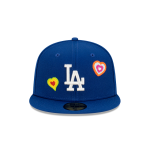 GORRA NEW ERA CAP LOS ANGELES DODGERS MLB CHAIN STITCH HEART 59FIFTY CERRADA en STOCK