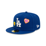 GORRA NEW ERA CAP LOS ANGELES DODGERS MLB CHAIN STITCH HEART 59FIFTY CERRADA en STOCK