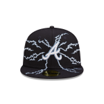 GORRA NEW ERA CAP ATLANTA BRAVES MLB ELECTRIFY 59FIFTY CERRADA en STOCK