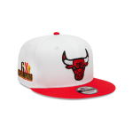 GORRA NEW ERA CAP CHICAGO BULLS NBA WHITE CROWN PATCHES 9FIFTY SNAPBACK en STOCK