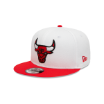 GORRA NEW ERA CAP CHICAGO BULLS NBA WHITE CROWN PATCHES 9FIFTY SNAPBACK en STOCK