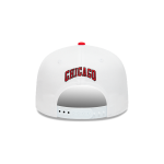 GORRA NEW ERA CAP CHICAGO BULLS NBA WHITE CROWN PATCHES 9FIFTY SNAPBACK en STOCK