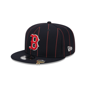 GORRA NEW ERA CAP BOSTON RED SOX MLB PINSTRIPE VISOR CLIP 9FIFTY SNAPBACK en STOCK